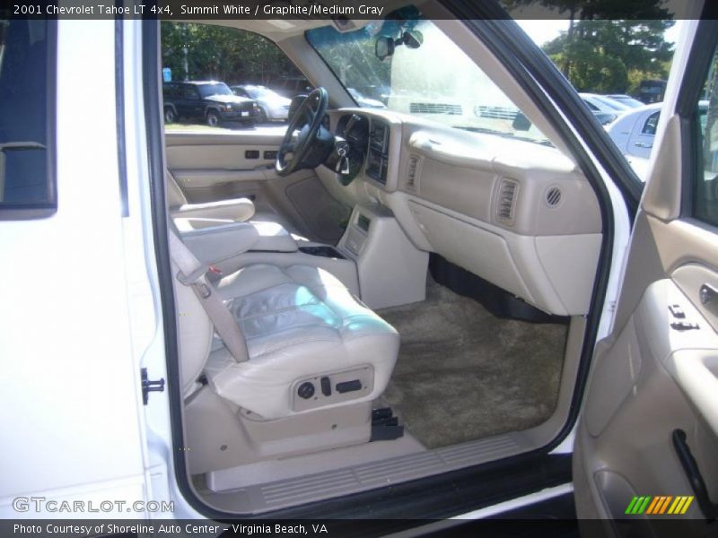 Summit White / Graphite/Medium Gray 2001 Chevrolet Tahoe LT 4x4