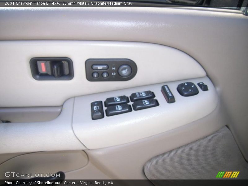 Summit White / Graphite/Medium Gray 2001 Chevrolet Tahoe LT 4x4