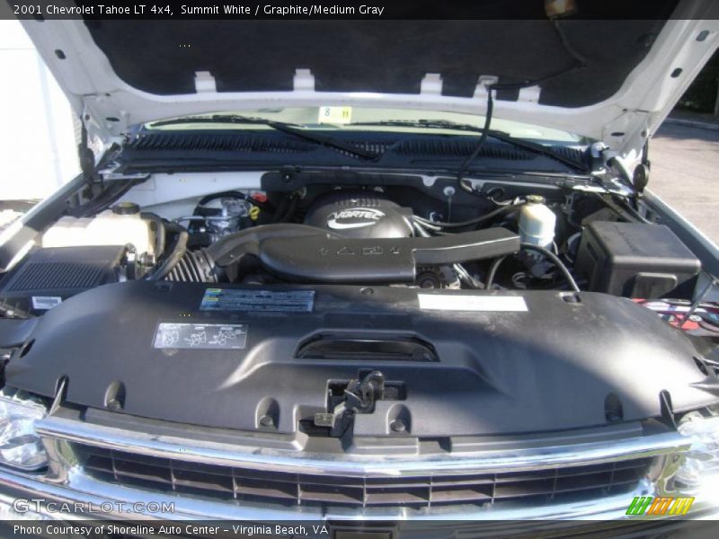 Summit White / Graphite/Medium Gray 2001 Chevrolet Tahoe LT 4x4
