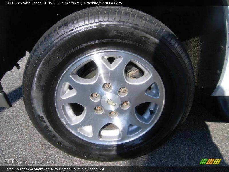 Summit White / Graphite/Medium Gray 2001 Chevrolet Tahoe LT 4x4