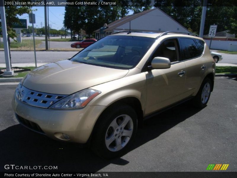 Luminous Gold Metallic / Charcoal 2003 Nissan Murano SL AWD