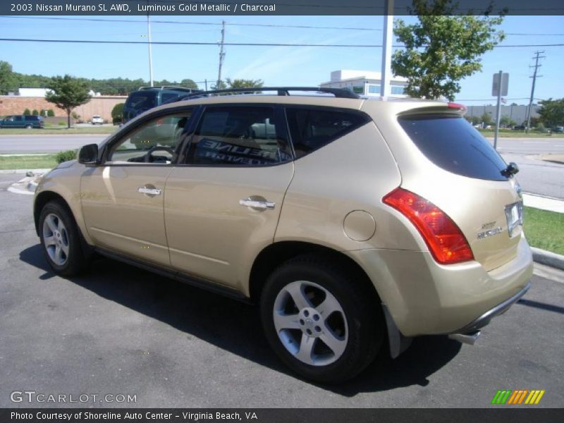 Luminous Gold Metallic / Charcoal 2003 Nissan Murano SL AWD