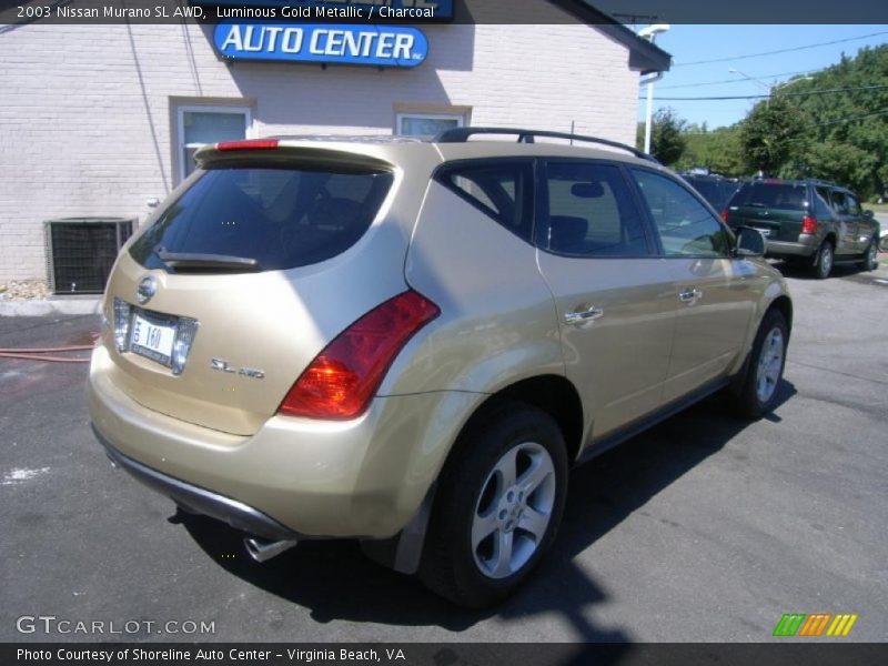 Luminous Gold Metallic / Charcoal 2003 Nissan Murano SL AWD