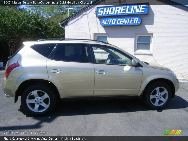 Luminous Gold Metallic / Charcoal 2003 Nissan Murano SL AWD