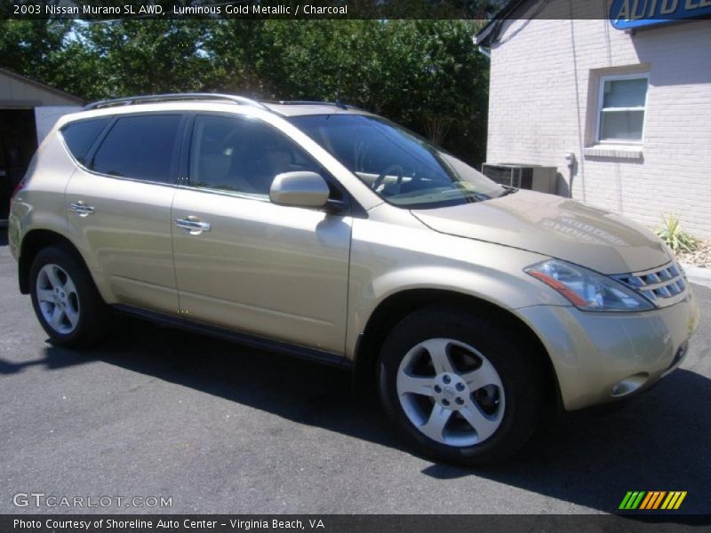Luminous Gold Metallic / Charcoal 2003 Nissan Murano SL AWD