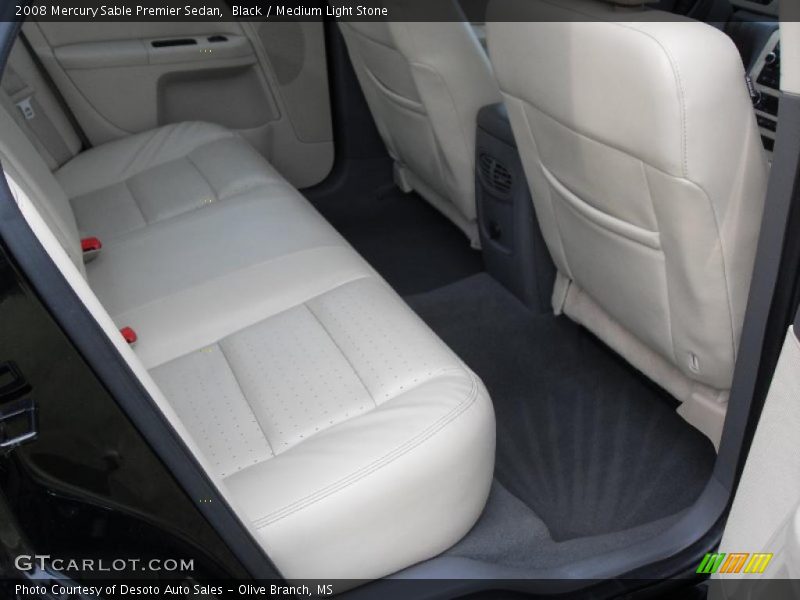 Black / Medium Light Stone 2008 Mercury Sable Premier Sedan