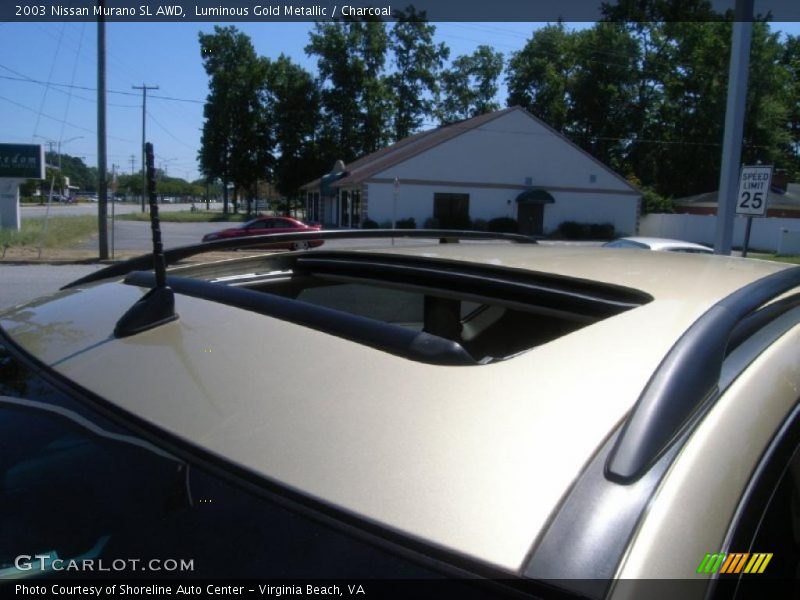 Luminous Gold Metallic / Charcoal 2003 Nissan Murano SL AWD