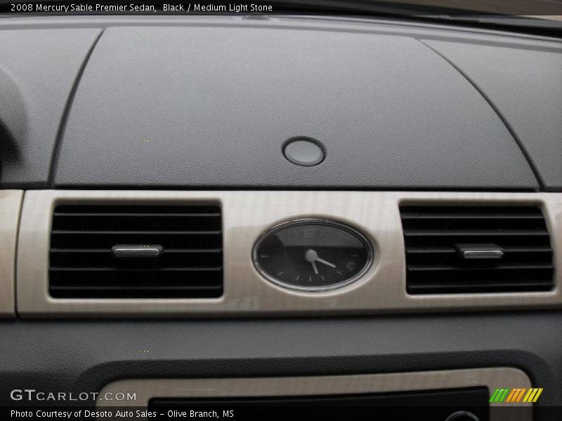 Black / Medium Light Stone 2008 Mercury Sable Premier Sedan