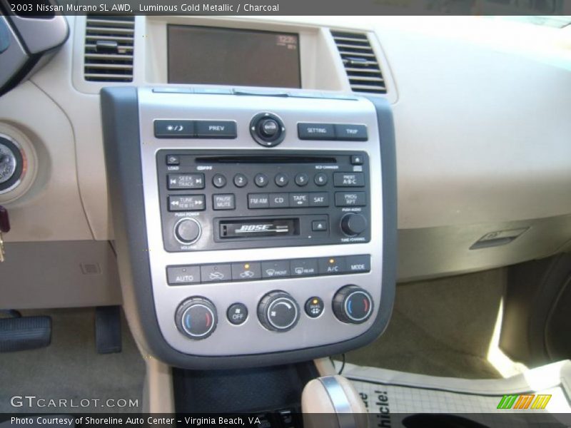 Luminous Gold Metallic / Charcoal 2003 Nissan Murano SL AWD