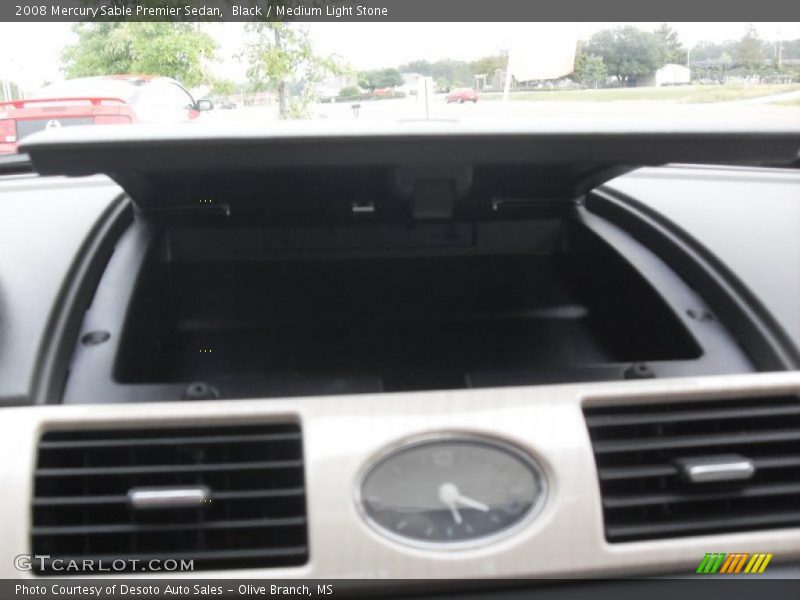 Black / Medium Light Stone 2008 Mercury Sable Premier Sedan