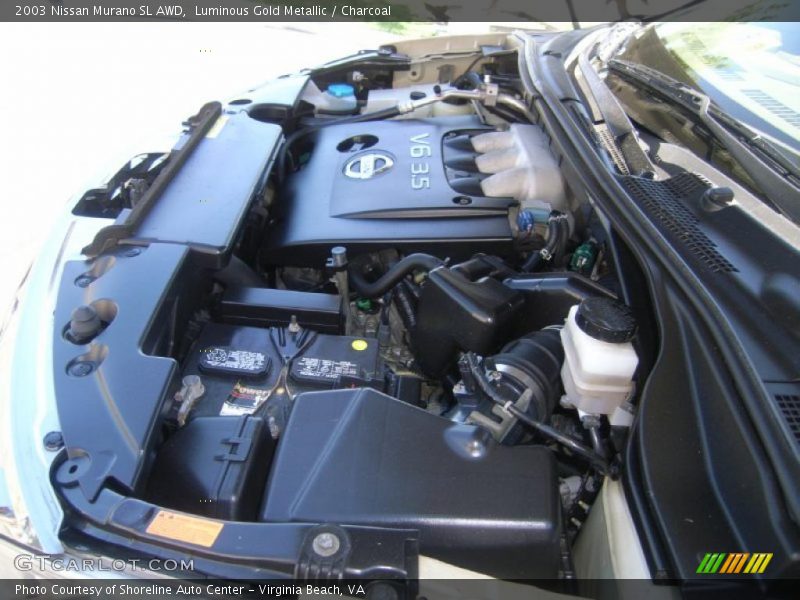 Luminous Gold Metallic / Charcoal 2003 Nissan Murano SL AWD