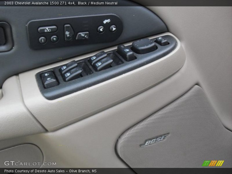 Black / Medium Neutral 2003 Chevrolet Avalanche 1500 Z71 4x4