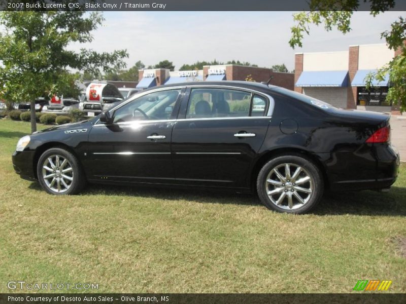 Black Onyx / Titanium Gray 2007 Buick Lucerne CXS