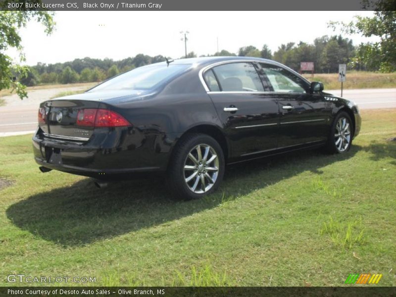 Black Onyx / Titanium Gray 2007 Buick Lucerne CXS