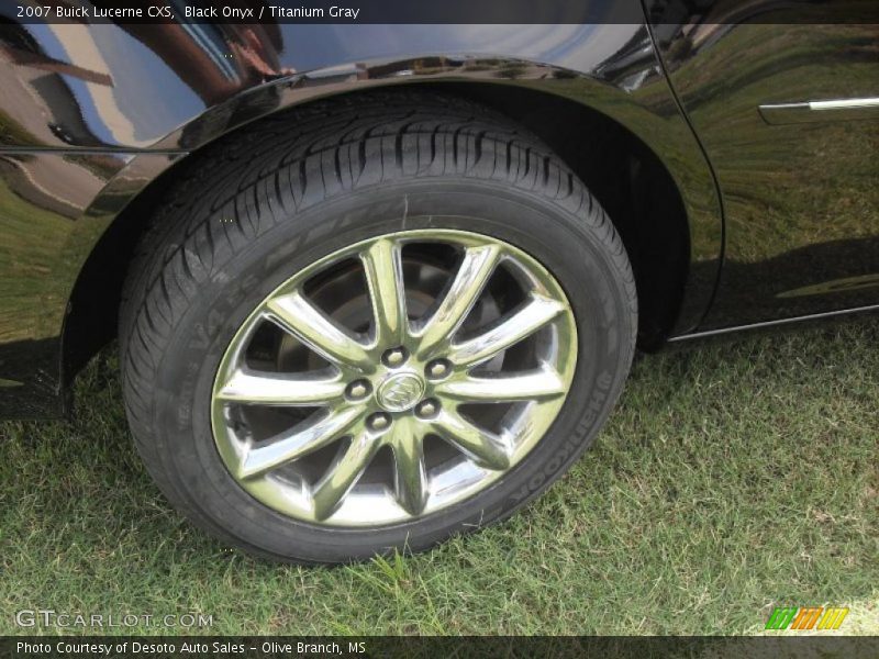 Black Onyx / Titanium Gray 2007 Buick Lucerne CXS