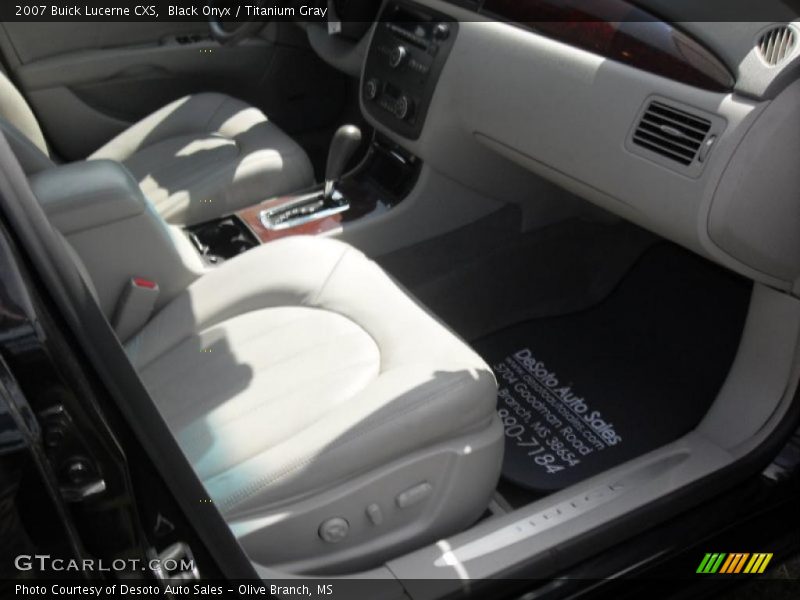 Black Onyx / Titanium Gray 2007 Buick Lucerne CXS