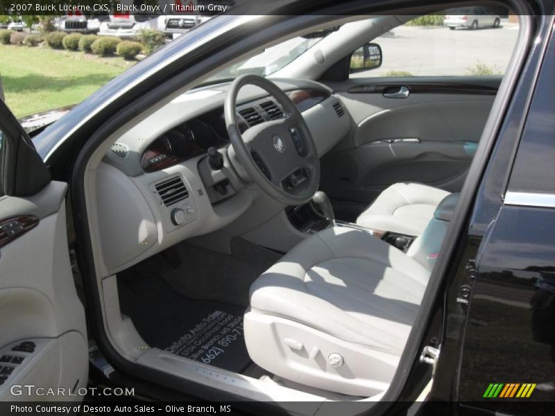 Black Onyx / Titanium Gray 2007 Buick Lucerne CXS