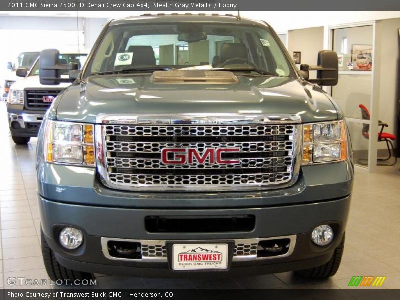 Stealth Gray Metallic / Ebony 2011 GMC Sierra 2500HD Denali Crew Cab 4x4