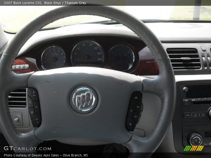 Black Onyx / Titanium Gray 2007 Buick Lucerne CXS