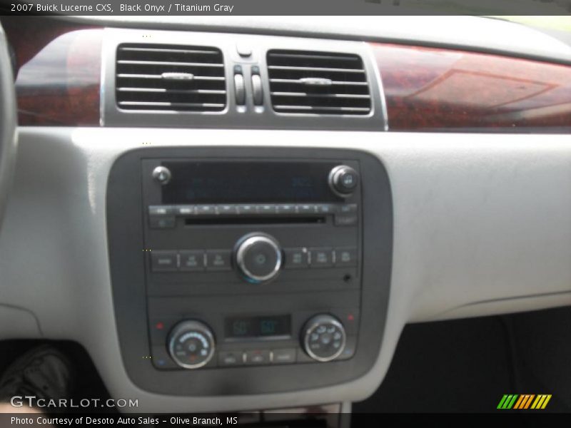 Black Onyx / Titanium Gray 2007 Buick Lucerne CXS
