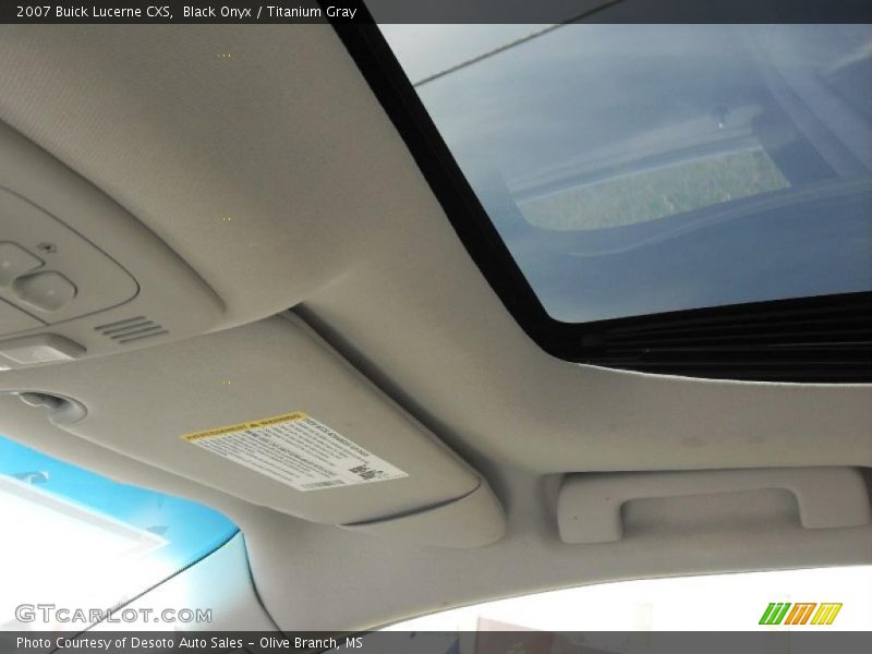 Black Onyx / Titanium Gray 2007 Buick Lucerne CXS