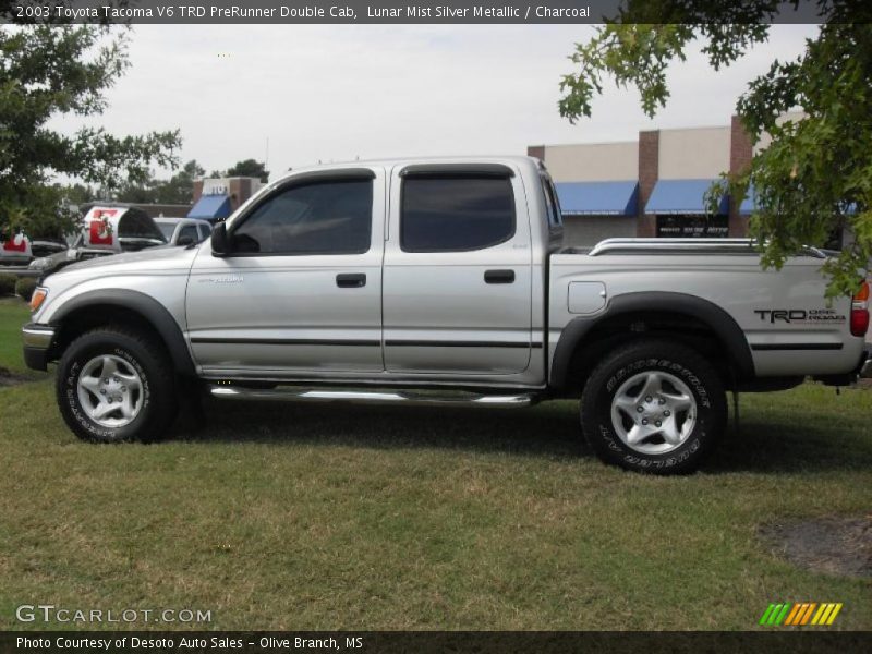Lunar Mist Silver Metallic / Charcoal 2003 Toyota Tacoma V6 TRD PreRunner Double Cab