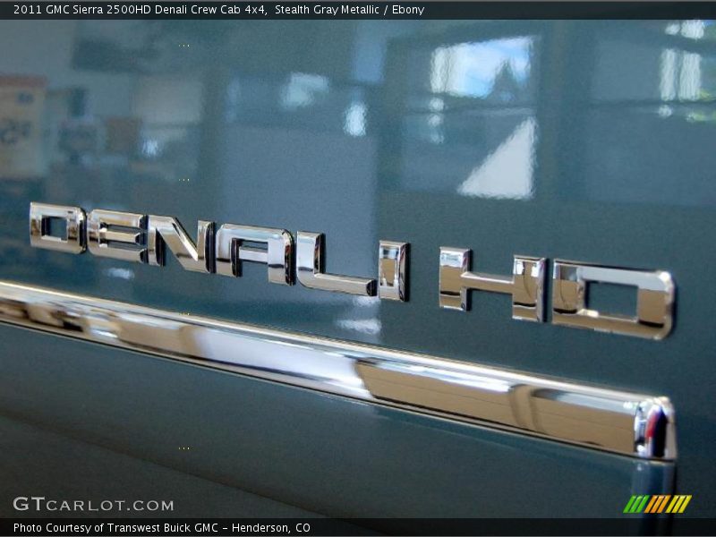 Stealth Gray Metallic / Ebony 2011 GMC Sierra 2500HD Denali Crew Cab 4x4