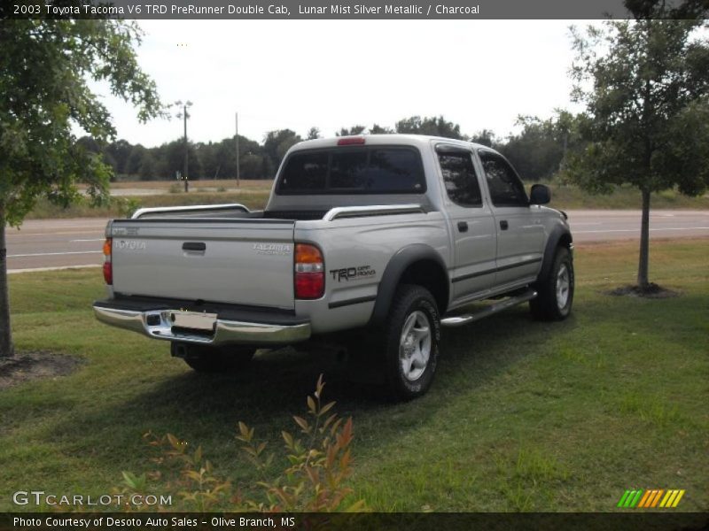 Lunar Mist Silver Metallic / Charcoal 2003 Toyota Tacoma V6 TRD PreRunner Double Cab