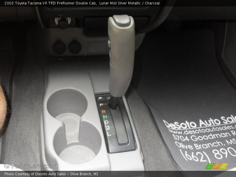 Lunar Mist Silver Metallic / Charcoal 2003 Toyota Tacoma V6 TRD PreRunner Double Cab