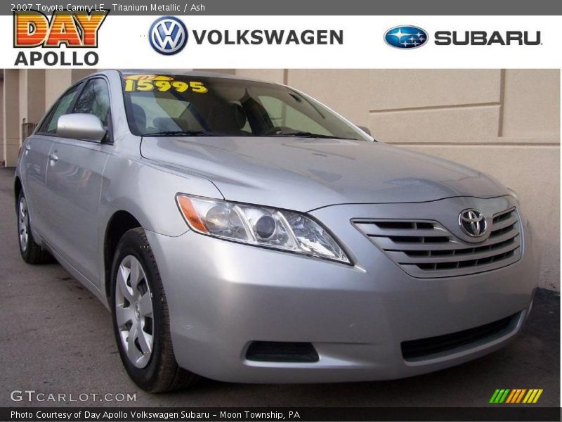 Titanium Metallic / Ash 2007 Toyota Camry LE