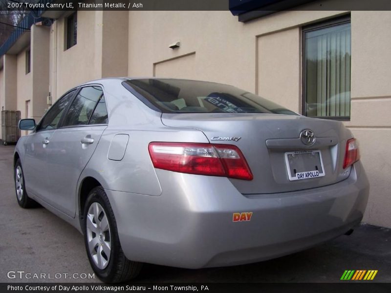 Titanium Metallic / Ash 2007 Toyota Camry LE