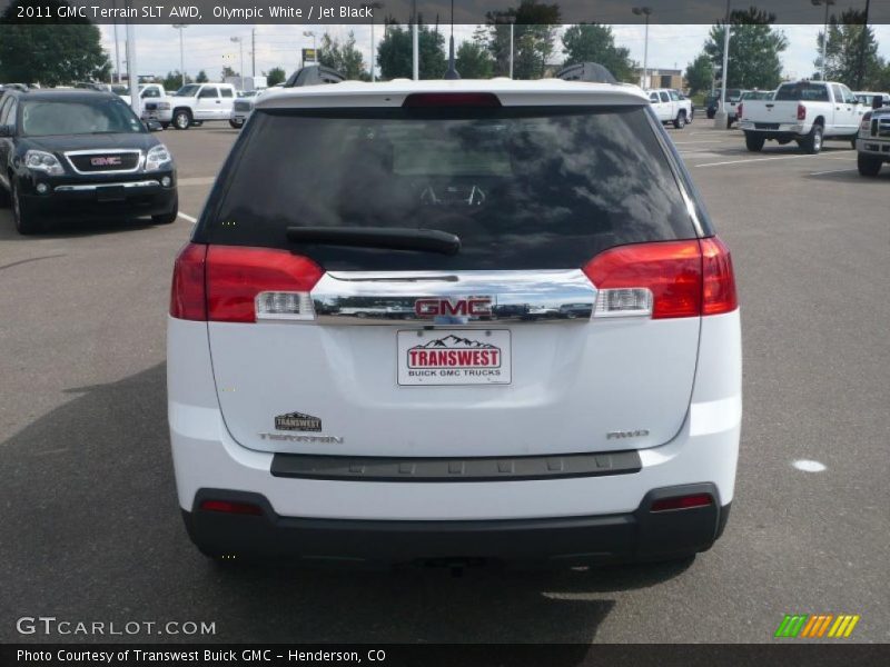 Olympic White / Jet Black 2011 GMC Terrain SLT AWD