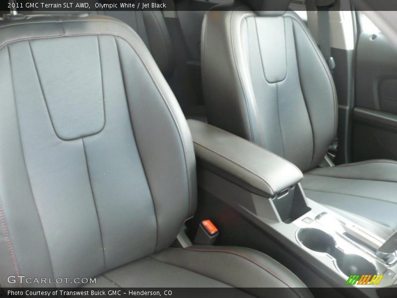 Olympic White / Jet Black 2011 GMC Terrain SLT AWD