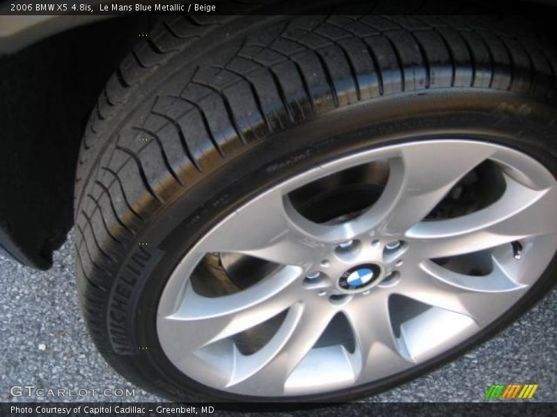 Le Mans Blue Metallic / Beige 2006 BMW X5 4.8is