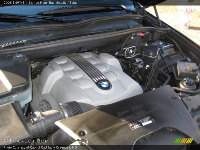 Le Mans Blue Metallic / Beige 2006 BMW X5 4.8is