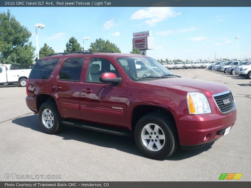 Red Jewel Tintcoat / Light Tan 2010 GMC Yukon SLT 4x4