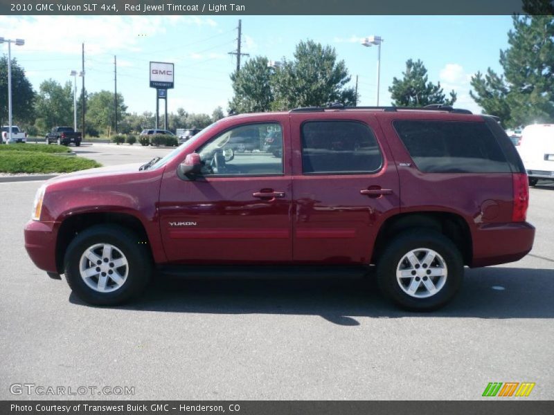 Red Jewel Tintcoat / Light Tan 2010 GMC Yukon SLT 4x4