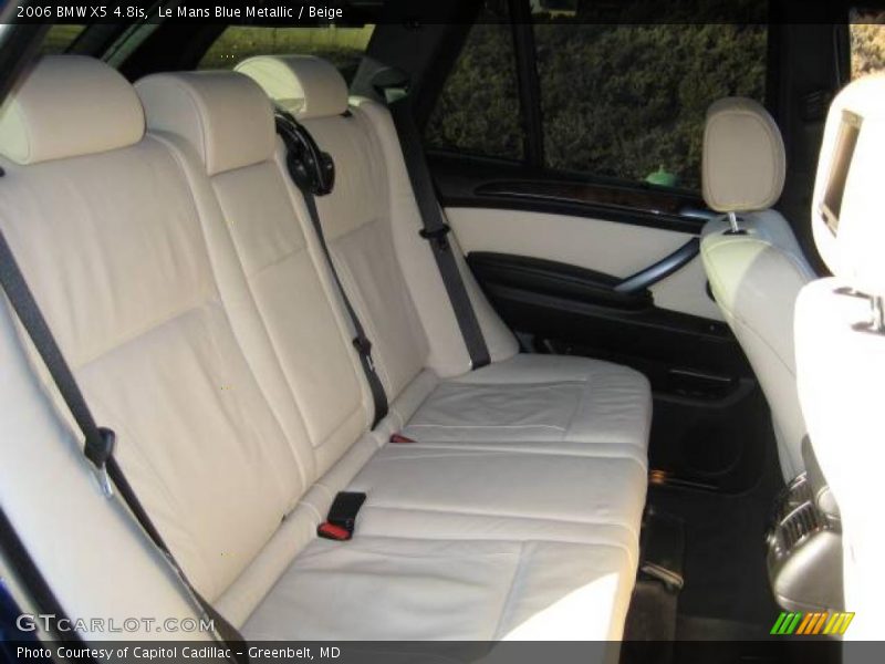 Le Mans Blue Metallic / Beige 2006 BMW X5 4.8is