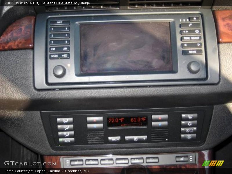Le Mans Blue Metallic / Beige 2006 BMW X5 4.8is