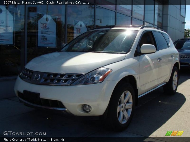 Glacier Pearl White / Cafe Latte 2007 Nissan Murano SL AWD