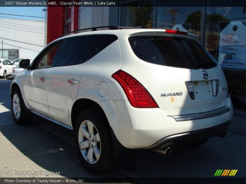 Glacier Pearl White / Cafe Latte 2007 Nissan Murano SL AWD