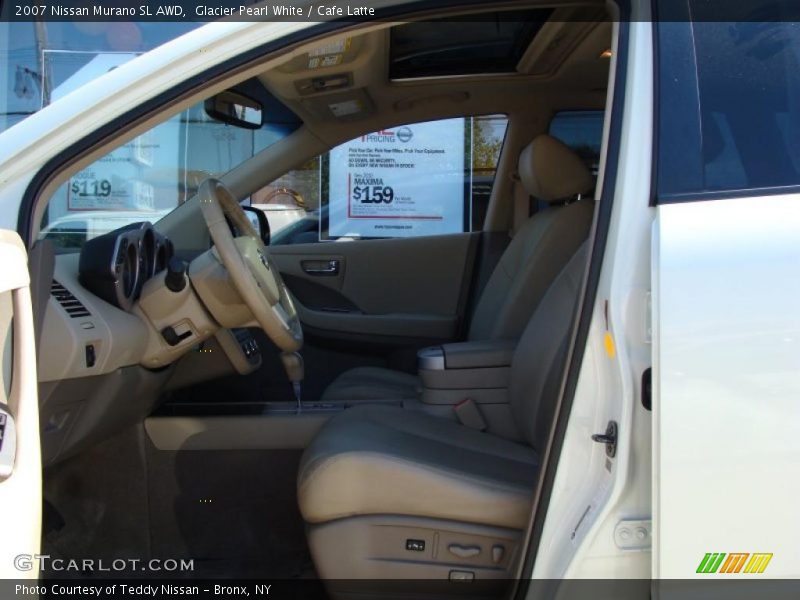 Glacier Pearl White / Cafe Latte 2007 Nissan Murano SL AWD