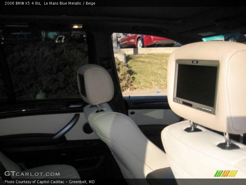 Le Mans Blue Metallic / Beige 2006 BMW X5 4.8is