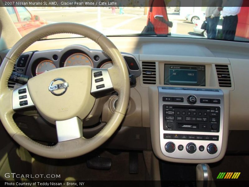 Glacier Pearl White / Cafe Latte 2007 Nissan Murano SL AWD