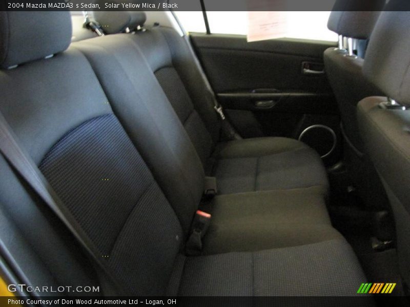 Solar Yellow Mica / Black 2004 Mazda MAZDA3 s Sedan