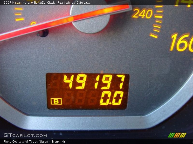 Glacier Pearl White / Cafe Latte 2007 Nissan Murano SL AWD