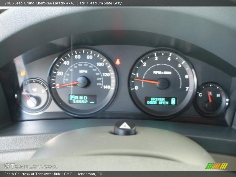 Black / Medium Slate Gray 2006 Jeep Grand Cherokee Laredo 4x4