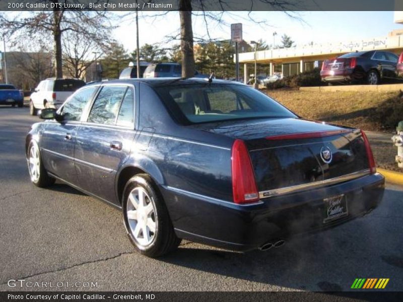 Blue Chip Metallic / Titanium 2006 Cadillac DTS Luxury