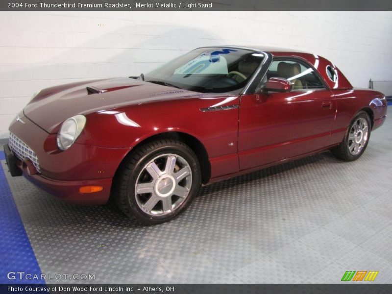 Merlot Metallic / Light Sand 2004 Ford Thunderbird Premium Roadster