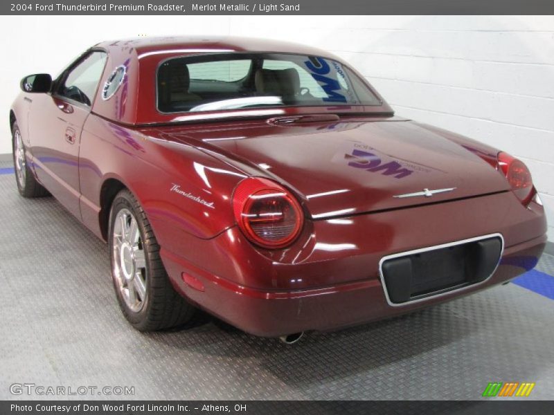 Merlot Metallic / Light Sand 2004 Ford Thunderbird Premium Roadster